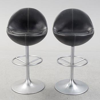 JOHANSSON DESIGN, "Venus", barstolar 6 st, omkring år 2000.