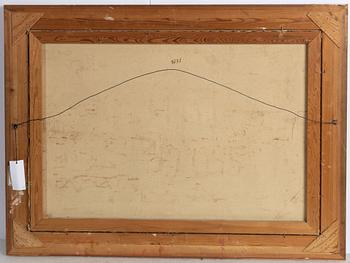 C Vianello, 18/1900-tal,  Vy från Venedig över Canal Grande och Ponte Rialto.