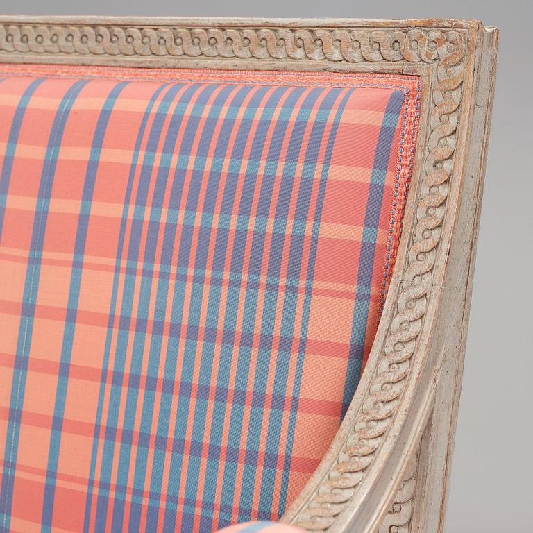 A Gustavian late 18th century sofa.