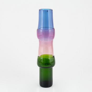 Oiva Toikka, vase, 'Bamboo', Ittala, signed and numbered 88/100.