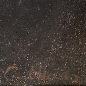 CARL HAAG, pastell, sign.
