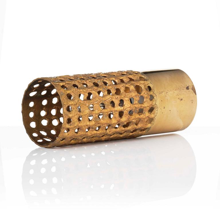 Pierre Forssell, bordslampa, Mässingstudion, Skultuna, 1986.