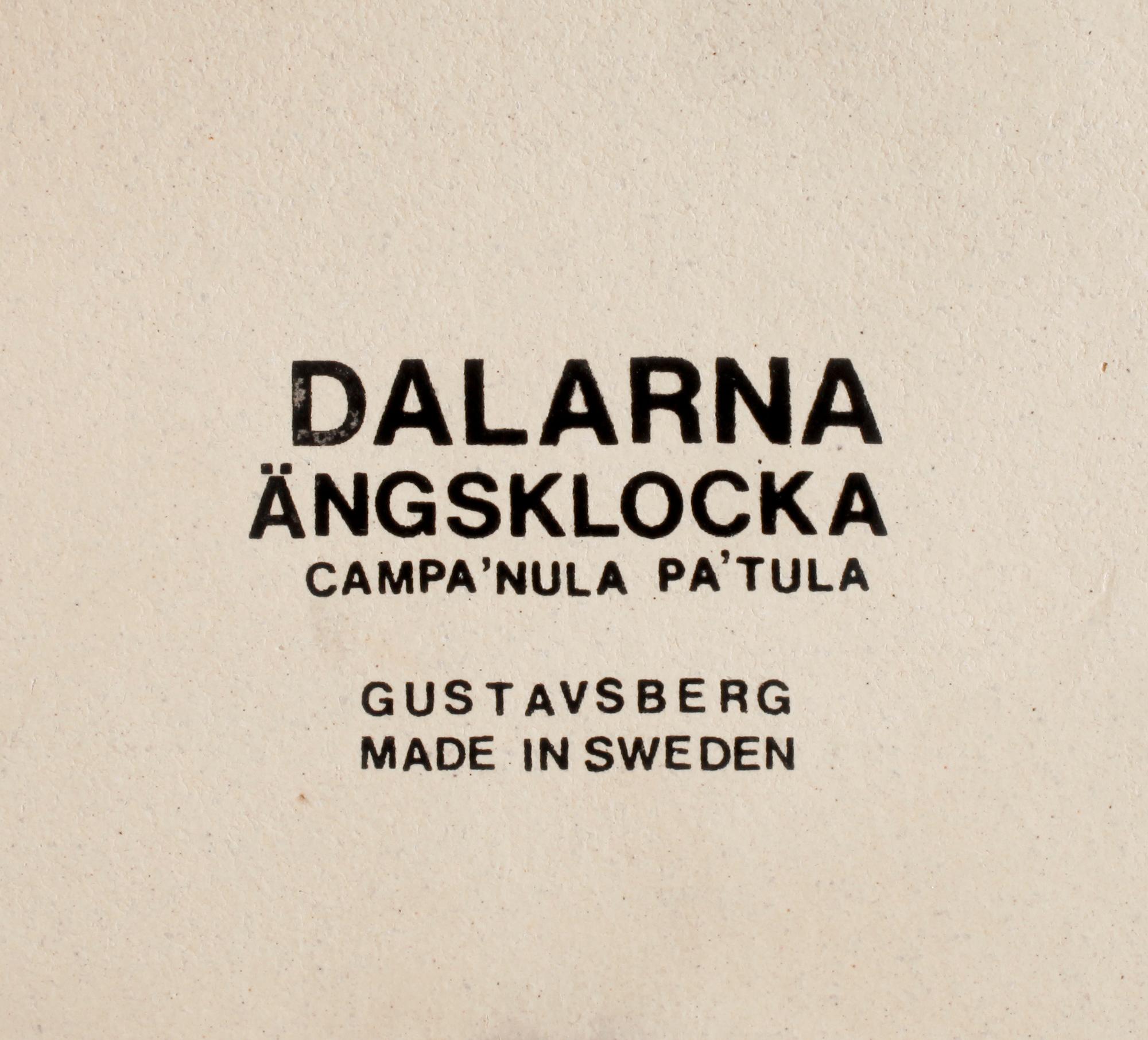 PARTI KERAMIK OCH EMALJ, 4 delar, Gustavsberg.