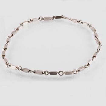 COLLIER, sterlingsilver, Wiwen Nilsson, Lund, 1951. Vikt 44,6 gram.