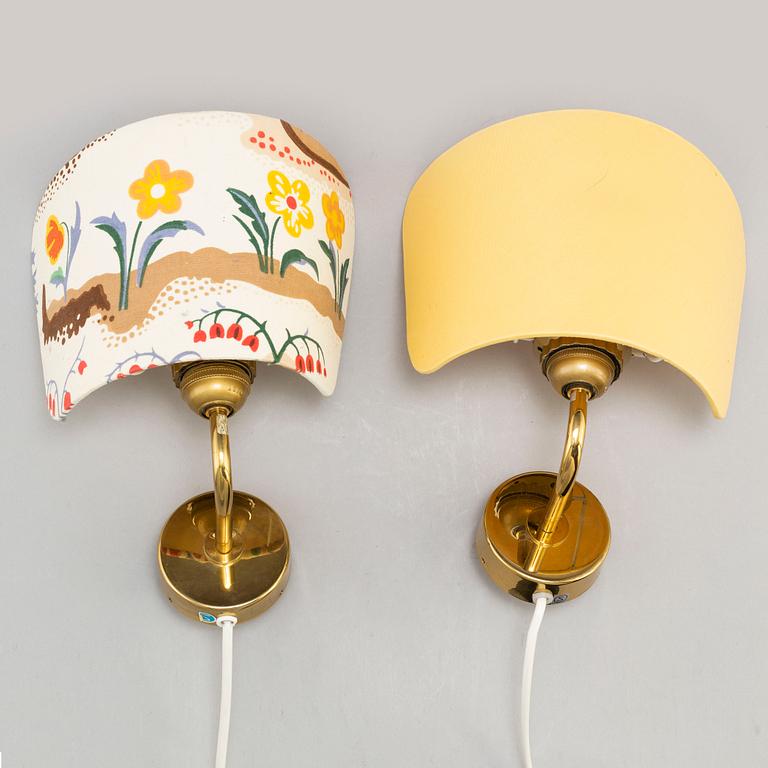 JOSEF FRANK, a pair of model 2143 wall lights, Firma Svenskt Tenn.