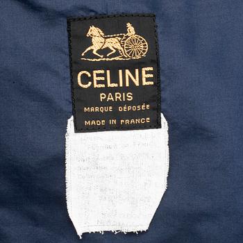 CÉLINE, a blue blend coat, size 44.