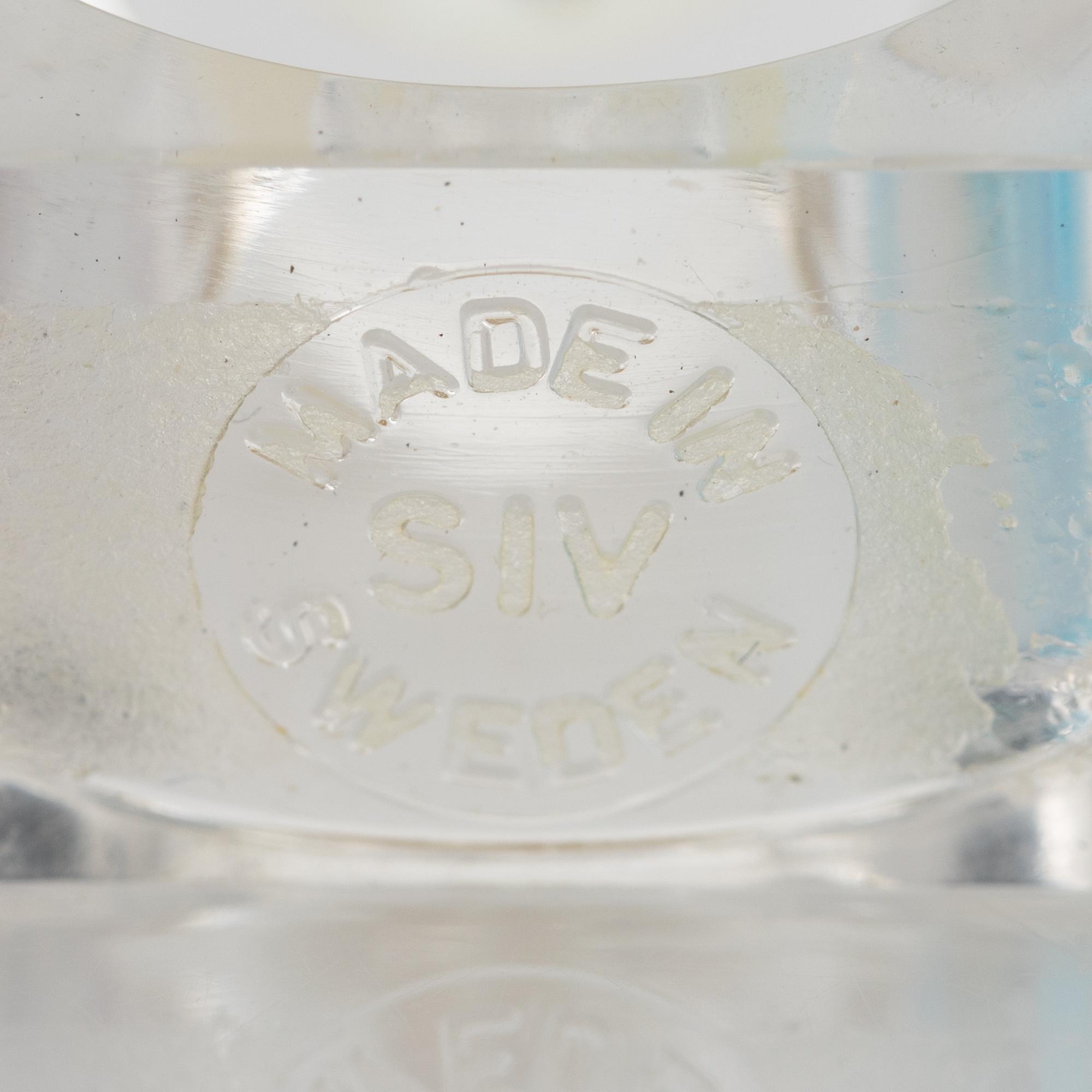 Siv Lagerström, three rings, acrylic plastic, 1970s.