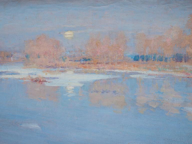 William Blair Bruce, "Hiver à Grèz (Seine-et-Marne)".