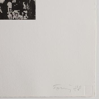 Günter Förg, "Four etchings".