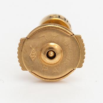 Korvakoru, 1 kpl, 18K kultaa, timantti n. 0.17 ct. Christ, Saksa.