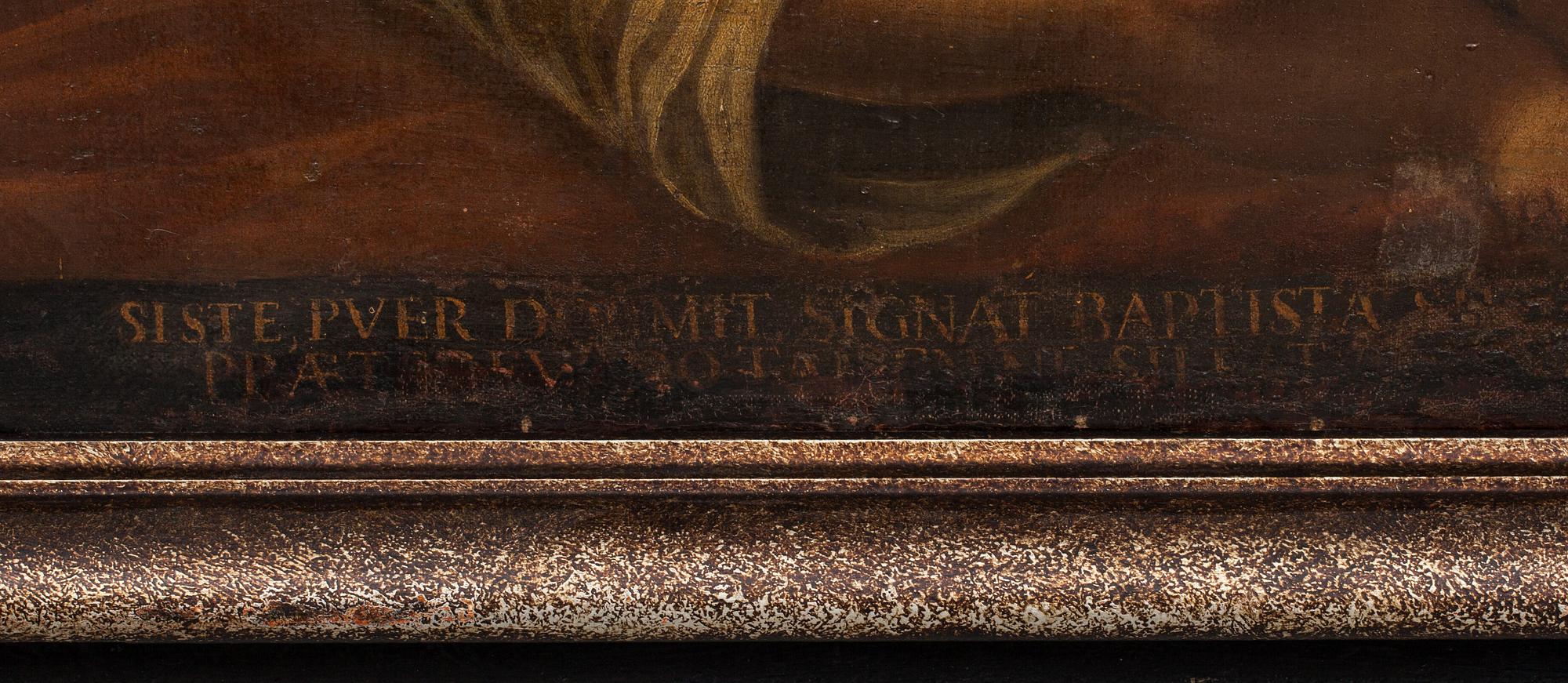 OKÄND KONSTNÄR, olja på duk, Italiensk skola, 1600/1700-tal.