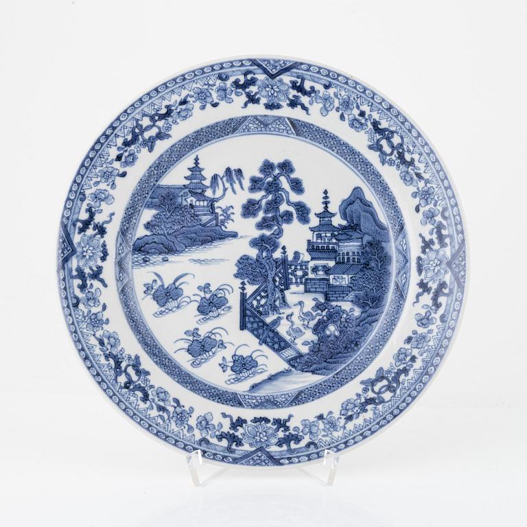 Servisdelar, 10 delar, kompaniporslin. Qingdynastin, Qianlong (1736-95).