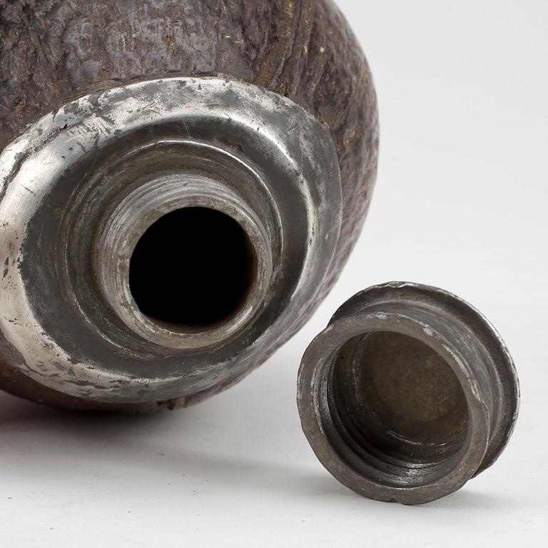 FLASKA / KRUTHORN, barock, 1600/1700-tal.