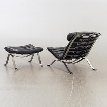 ARNE NORELL, easy chair and foot stool "Ari".