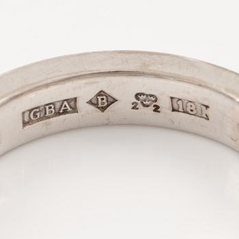 Ring, eternity, 18K white gold with brilliant-cut diamonds.