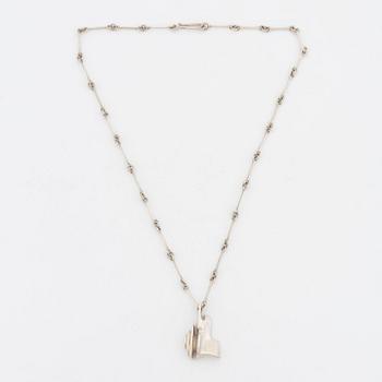 Björn Weckström, sterling silver necklace, Lapponia 1986.