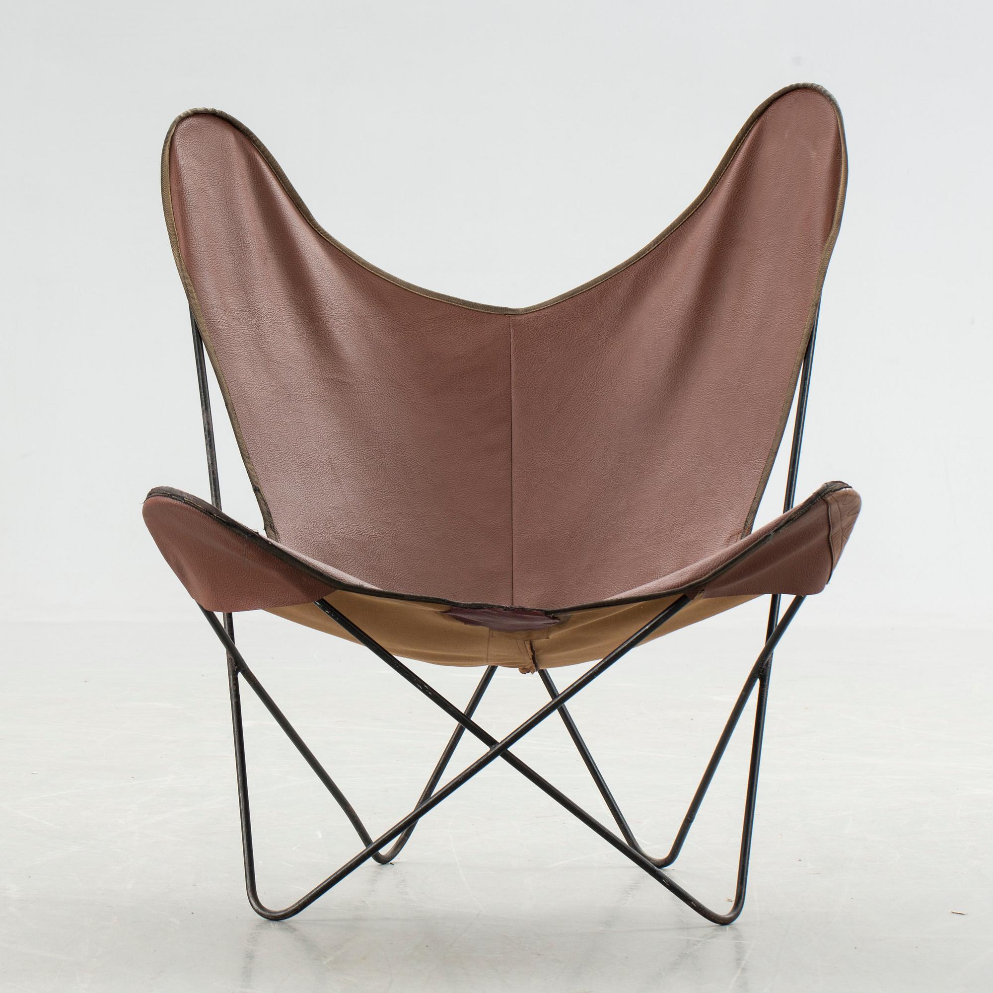 FLADDERMUSFÅTÖLJ, "Butterfly Chair", 1900-talets mitt.