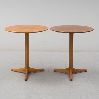 A pair of Kerstin Hörlin-Holmquist 'Äpplet' tables, for Nordiska Kompaniet, 1965.