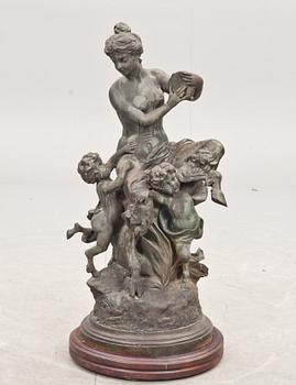 CLAUDE MICHEL CLODION, Efter. Skulptur, patinerad brons.