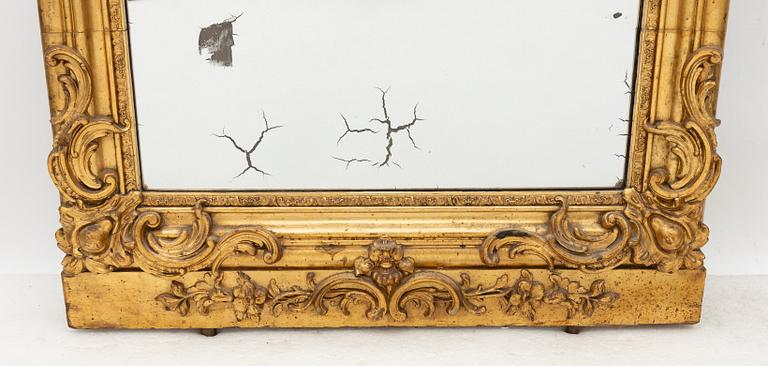 Spegel, rokokostil, 1800-tal.