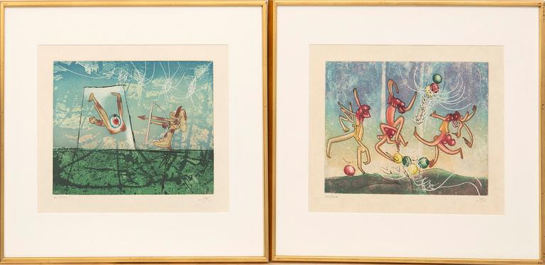 Roberto Matta, 6 st, "Les Transesports", 1977.