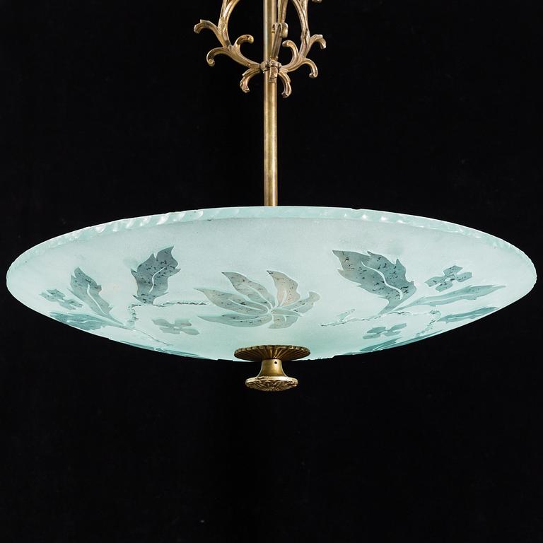 A 1940's ceiling lamp.