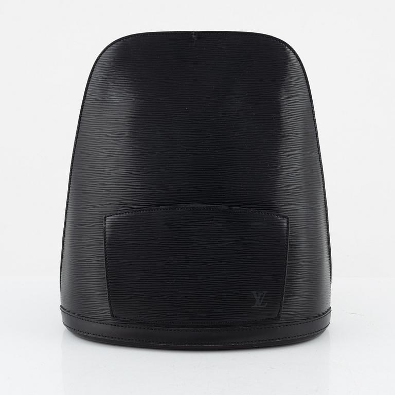 Louis Vuitton, A black Epi 'Goblin' backpack, 1995.