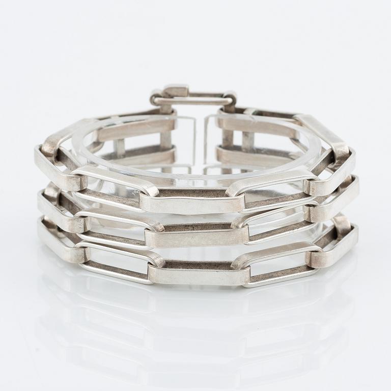 Karl-Ingemar Johansson, bracelet silver, Gothenburg 1973.