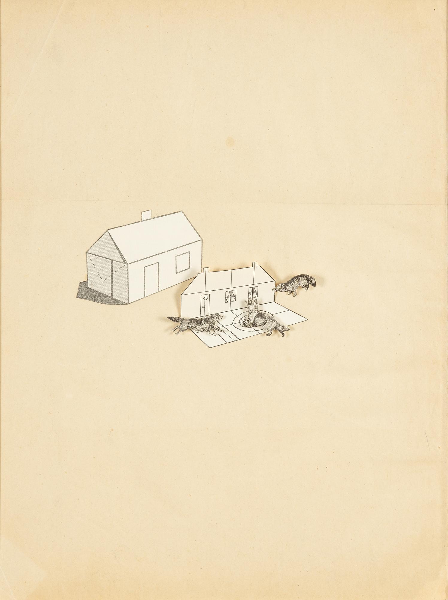 Nicole Natri, collage on paper.