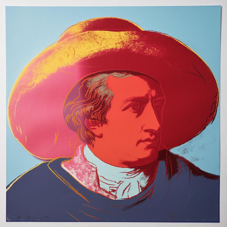 Andy Warhol, "Goethe".