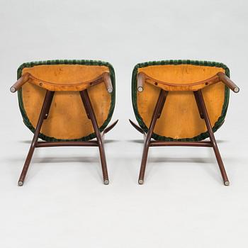 Kurt Østervig, stolar, 6 st, "Skagen", Brande Møbelfabrik, Danmark 1900-talets mitt.
