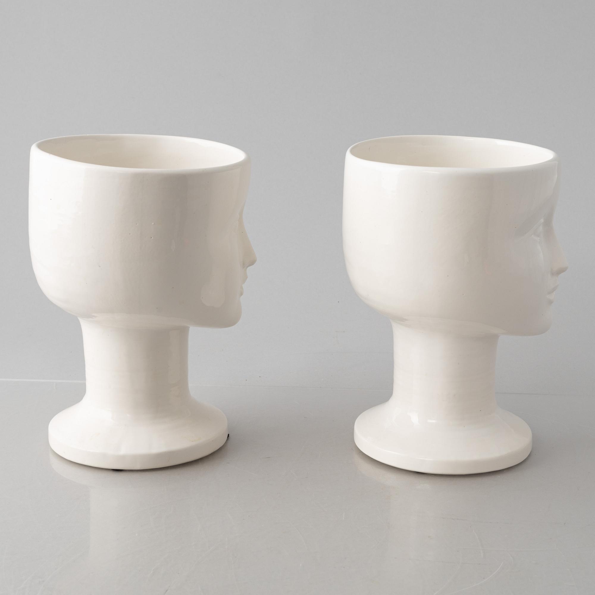 Lisa Larson, vaser, ett par, K-Studion, Gustavsberg.