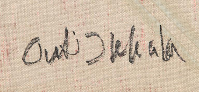 Outi Ikkala, olja på duk, signerad a tergo.