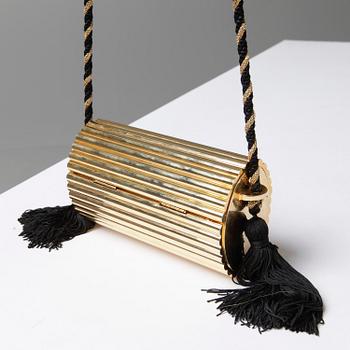 AFTONVÄSKA, "Gold Tassel Clutch", Yves Saint Laurent.