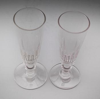 CHAMPAGNESTRUTAR, 6 st, 1800-talets andra hälft.