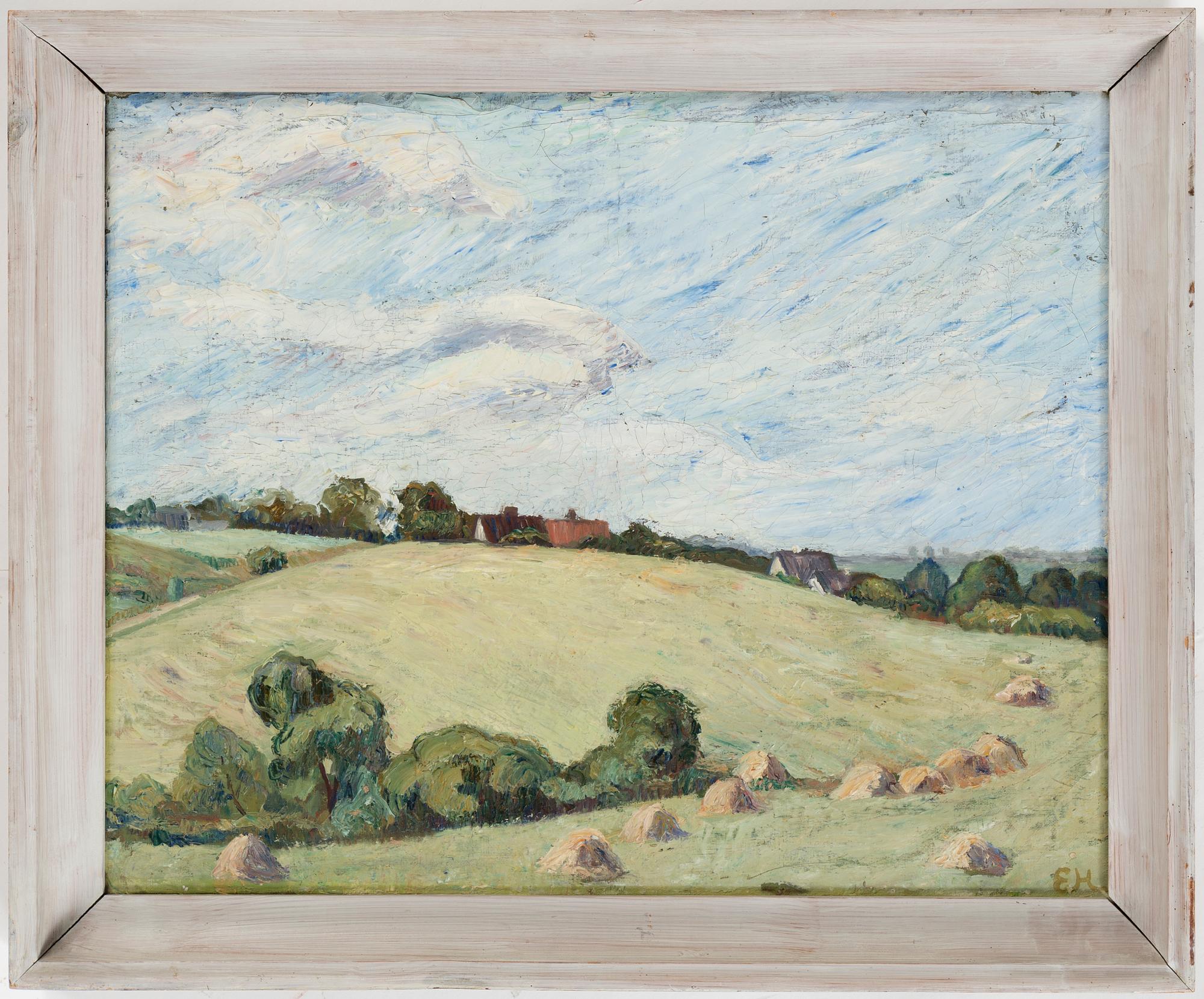 ESTER GEHLIN,  Oil on canvas, signed.