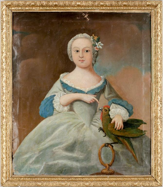 OKÄND KONSTNÄR, olja på duk, 1800-tal.