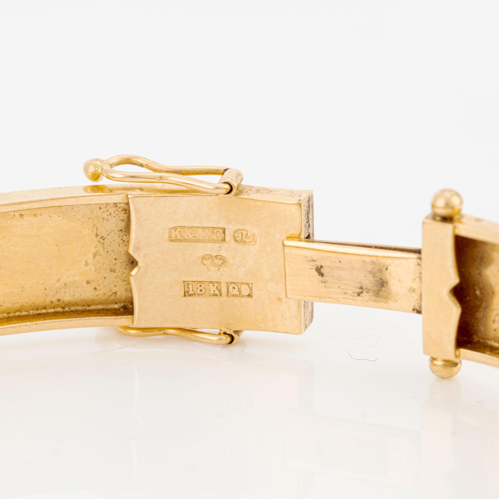 Bangle, 18K gold.
