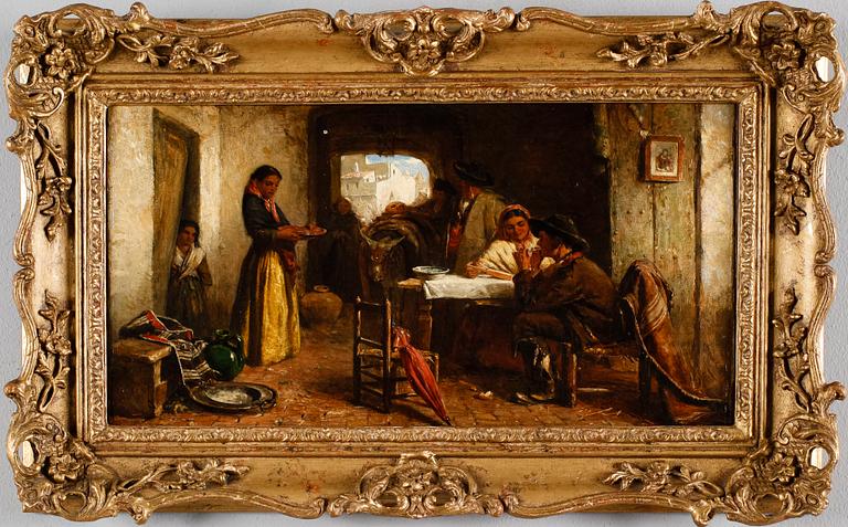 DENNIS WOOD DEANE, olja på duk, signerad och daterad 1861.