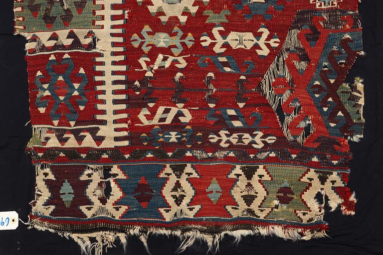 Kelim fragment, West Anatolia, c. 223 x 86 cm.