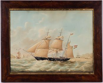 Jacob Spin, Dutch barque "Thetes".