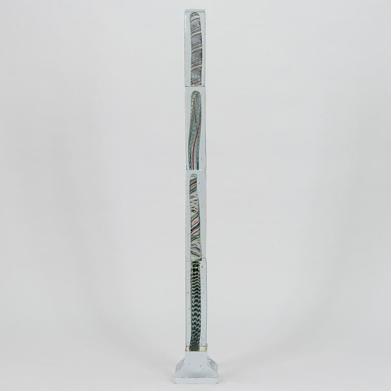 Oiva Toikka, veistos, signeerattu Oiva Toikka Nuutajärvi Notsjö 1989.