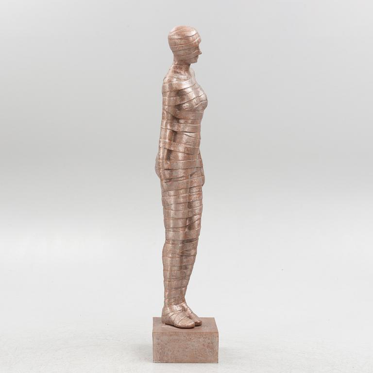 Decorative sculpture, patinated aluminium, Art People Gallery Paris.
