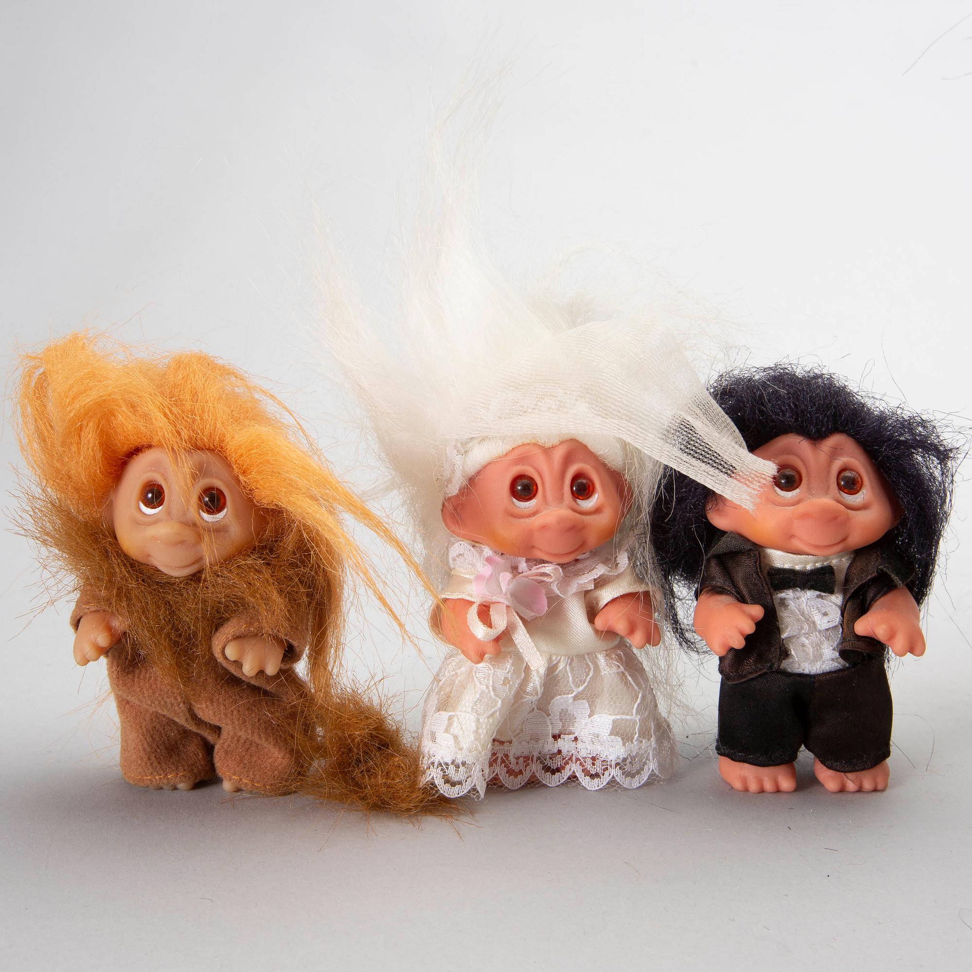THOMAS DAM,a set of six trolls Denmark later part of the 20th century.