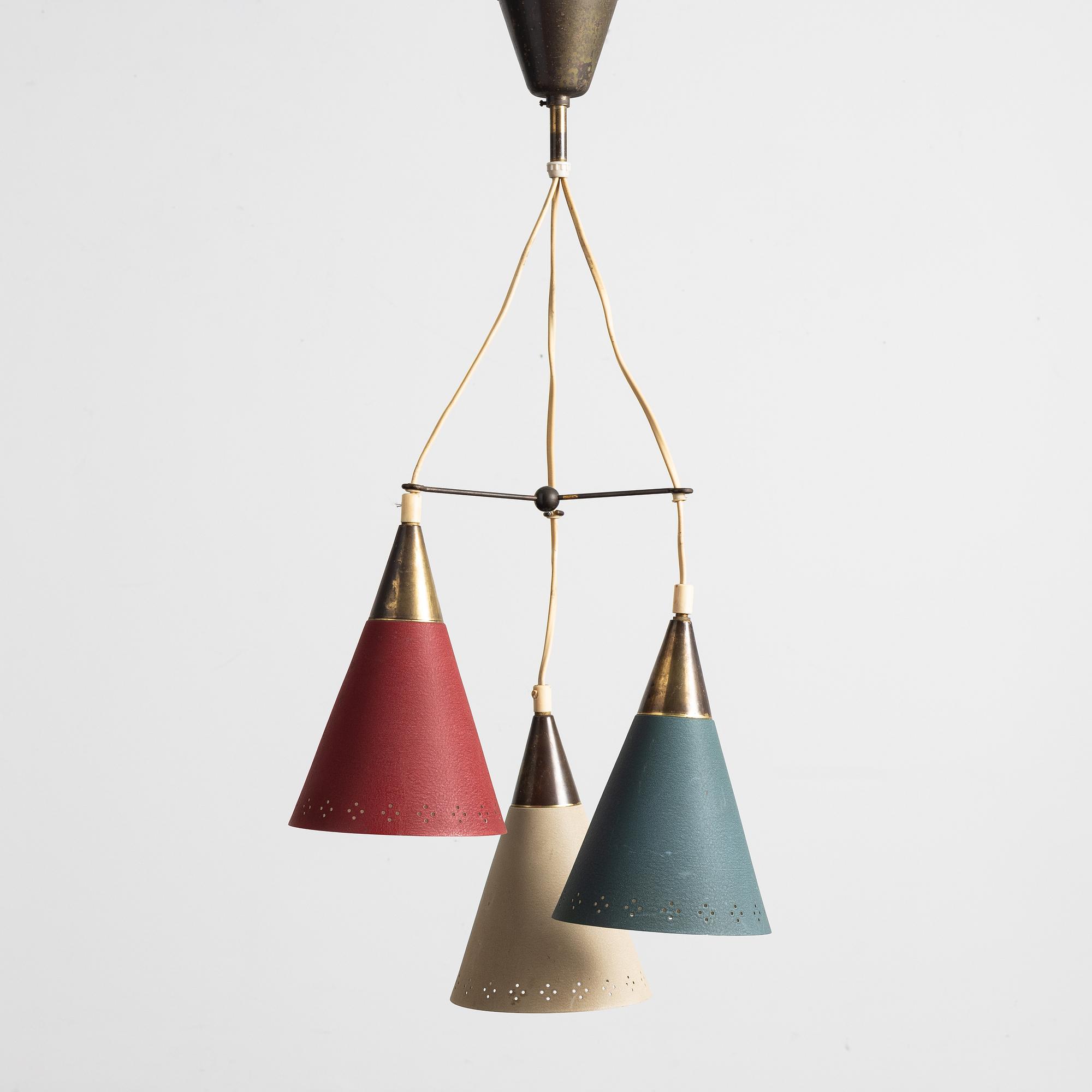 A ceiling lamp, 1950s.