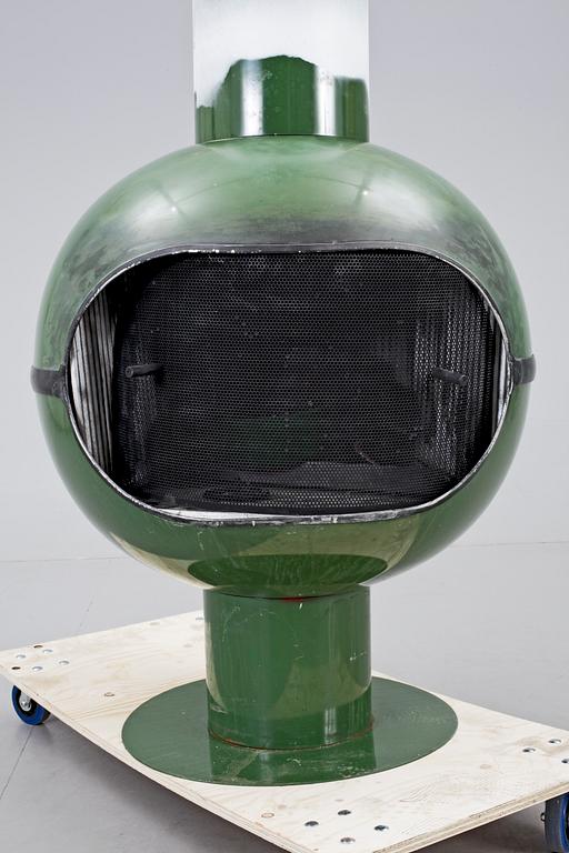 KAMIN, Modell "Bromma" Handöl ca 1970.