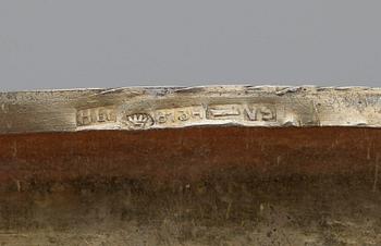 CIGARETTETUI, silver, HGr, Helsingfors 1926, vikt 102g.