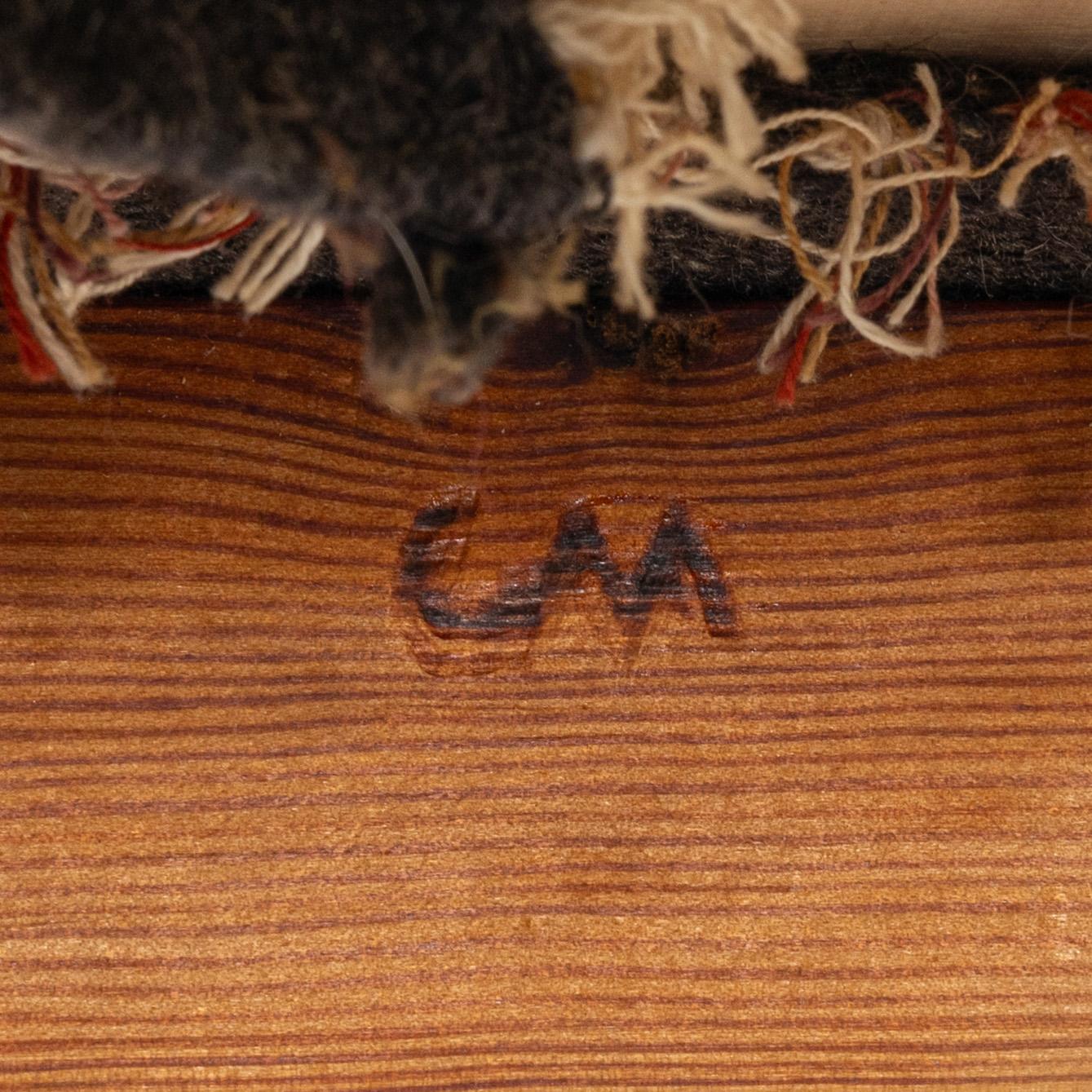 Carl Malmsten,  a pair of pine armchairs, second half of the 20th century.