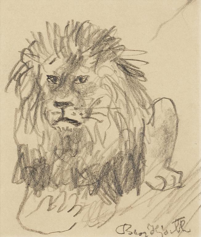Bror Hjorth, "Lejon".