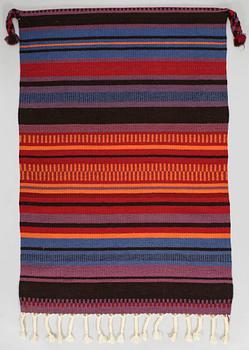 Elsa Montell-Saanio, rana / väggbonad, "En natt i fjällen" Finland. Ca 128 x 87 cm.